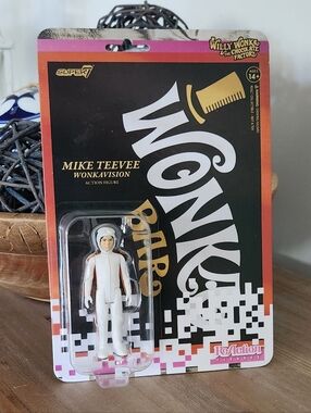 🍫 Super7 ReAction: Mike Teevee (Wonkavision) 📺 Action Figure Willy Wonka NWT